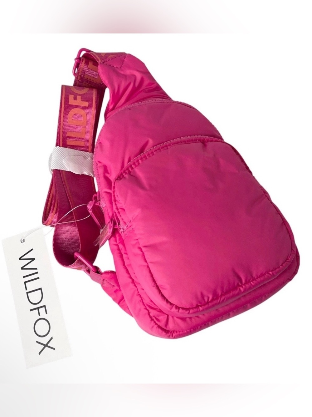 Wildfox Hot Pink Crossbody Sling Bag NWT - Picture 4 of 12